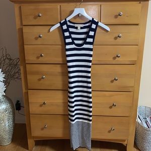 Micheal Kors striped midi dress